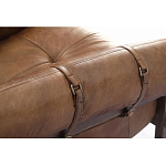 Двухместный диван Duncan винтажная коричневая кожа варинант исполнения - 4 | Loft Concept в Санкт-петербурге