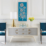 Панно Голубое дерево с глазами бисер TREE OF EYES BEADED ART варинант исполнения - 2 | Loft Concept в Санкт-петербурге