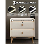 Умная прикроватная тумбочка c зарядкой для телефона Nightstand Smart варинант исполнения - 2 | Loft Concept в Санкт-петербурге