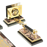 Настольный письменный набор из яшмы Manager Organizer варинант исполнения - 6 | Loft Concept в Санкт-петербурге