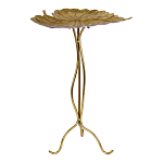 Столик приставной с столешницей Тропический лист Tropical Forest gold варинант исполнения - 1 | Loft Concept в Санкт-петербурге