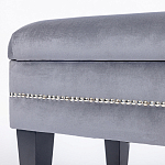 Мягкая банкетка с зоной для хранения Casket Grey варинант исполнения - 3 | Loft Concept в Санкт-петербурге