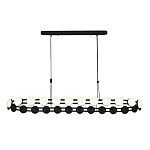 Люстра овальная с круглыми светодиодными источниками света Maxine Light варинант исполнения - 10 | Loft Concept в Санкт-петербурге