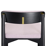 Барный стул из массива ясеня с обивкой из рогожки Elegant Ash Shape варинант исполнения - 4 | Loft Concept в Санкт-петербурге