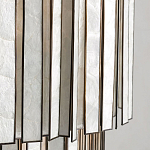 Потолочный светильник с подвесами из перламутра Unique Shine Effect варинант исполнения - 3 | Loft Concept в Санкт-петербурге