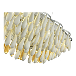 Люстра с подвесками в форме капель на серебристом каркасе Raindrop варинант исполнения - 4 | Loft Concept в Санкт-петербурге