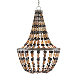 Люстра каплевидной формы с подвесками в виде декоративных бусин Flat Beads варинант исполнения - 2 | Loft Concept в Санкт-петербурге