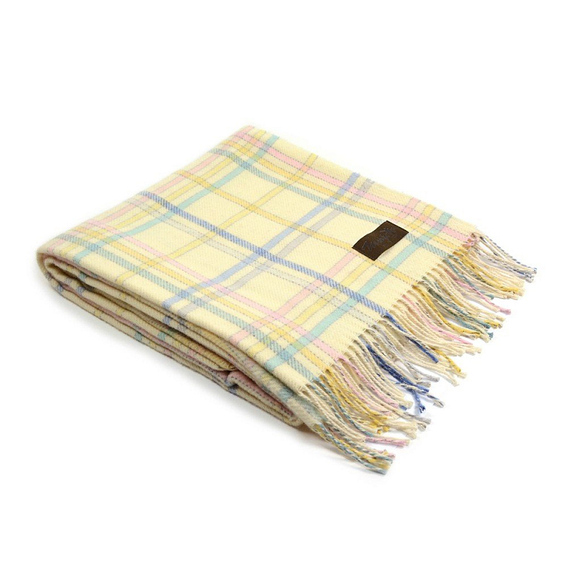 Плед DOLCEZZA T/L 0001 Marzotto Кремовый в Санкт-петербурге | Loft Concept 