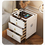 Умная прикроватная тумбочка c зарядкой для телефона Smart Furniture варинант исполнения - 5 | Loft Concept в Санкт-петербурге