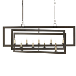 Люстра из пересекающихся прямоугольных элементов Intersecting Rectangles варинант исполнения - 2 | Loft Concept в Санкт-петербурге