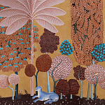 Мебельная ткань Oasis Terracotta Велюр  варинант исполнения - 1 | Loft Concept в Санкт-петербурге