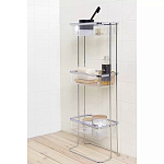 Полка напольная трехъярусная для ванной Bathroom Floor Shelf варинант исполнения - 1 | Loft Concept в Санкт-петербурге