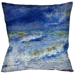 Подушка декоративная морской принт Impressionism in Art варинант исполнения - 1 | Loft Concept в Санкт-петербурге