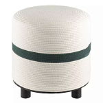 Пуф с плетеной светло-бежевой обивкой Serene Holidays варинант исполнения - 1 | Loft Concept в Санкт-петербурге