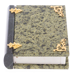 Шкатулка в виде книги из натурального камня змеевик Stone Casket варинант исполнения - 1 | Loft Concept в Санкт-петербурге