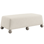 Дизайнерская Банкетка Wakonda с деревянными шариками  варинант исполнения - 1 | Loft Concept в Санкт-петербурге