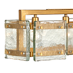 Люстра прямоугольная из толстого литого стекла Cast Glass варинант исполнения - 3 | Loft Concept в Санкт-петербурге