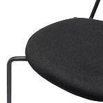 Стул с мягким сиденьем черный Stool Loft Black варинант исполнения - 7 | Loft Concept в Санкт-петербурге