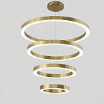 Люстра Light Ring Vertical Латунь варинант исполнения - 1 | Loft Concept в Санкт-петербурге