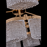 Люстра двухъярусная с текстурными овальными абажурами Splendor Palace Style варинант исполнения - 4 | Loft Concept в Санкт-петербурге