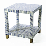 Тумба Прикроватная Snartoon Bone Inlay Bedside Cabinet варинант исполнения - 1 | Loft Concept в Санкт-петербурге