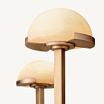 Люстрас 6-ю мраморными плафонами в форме купола Light Warm Light варинант исполнения - 2 | Loft Concept в Санкт-петербурге