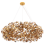 Люстра подвесная круглая с многочисленными металлическими круглыми элементами Terzani Argent варинант исполнения - 4 | Loft Concept в Санкт-петербурге