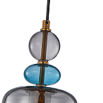 Подвесной светильник со стеклянным плафоном дымчатого цвета Prestige варинант исполнения - 4 | Loft Concept в Санкт-петербурге