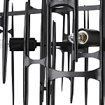 Люстра черная остроконечной формы Black Satin варинант исполнения - 2 | Loft Concept в Санкт-петербурге