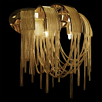 Бра с металиическими цепочками и дугообразными элементами Atlantis Chain варинант исполнения - 12 | Loft Concept в Санкт-петербурге