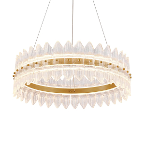 Люстра круглая с декоративными элементами в виде лепестков Round Light Flashing