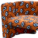 Акцентный Двухместный Диван Leela Оранжевый Орнамент варинант исполнения - 2 | Loft Concept в Санкт-петербурге