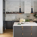  Подвесной светильник черного матового цвета с конусным плафоном 65 см Elstead Lighting варинант исполнения - 9 | Loft Concept в Санкт-петербурге