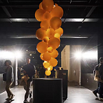 Люстра виноградная гроздь Grape Balls Янтарный цвет варинант исполнения - 3 | Loft Concept в Санкт-петербурге