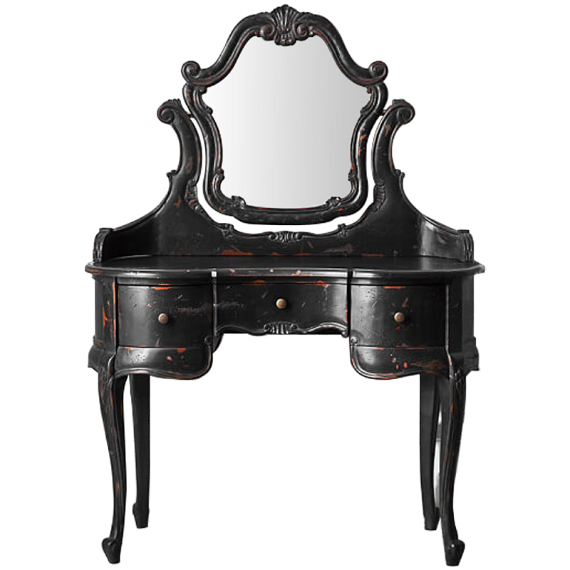 Трельяж Black Felicienne Dressing Table Черный Коричневый в Санкт-петербурге | Loft Concept 