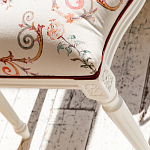 Стул из массива бука бежевый с растительным орнаментом Raffael Angel Beige Chair варинант исполнения - 5 | Loft Concept в Санкт-петербурге