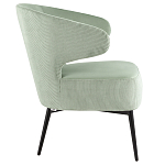 Современное мягкое кресло на металлических ножках Rakush Pistachio варинант исполнения - 5 | Loft Concept в Санкт-петербурге