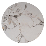 Стол журнальный круглый керамогранит белый Keramos варинант исполнения - 2 | Loft Concept в Санкт-петербурге