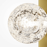 Бра с плафоном из прозрачного стекла с пузырьками воздуха Effervia варинант исполнения - 3 | Loft Concept в Санкт-петербурге