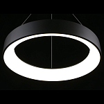 Люстра подвесная светодиодная Black Circle варинант исполнения - 4 | Loft Concept в Санкт-петербурге