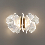 Бра с крупными прозрачными лепестками с рельефной поверхностью Ethereal Bloom варинант исполнения - 4 | Loft Concept в Санкт-петербурге