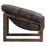 Кресло Duncan винтажная черная кожа варинант исполнения - 3 | Loft Concept в Санкт-петербурге