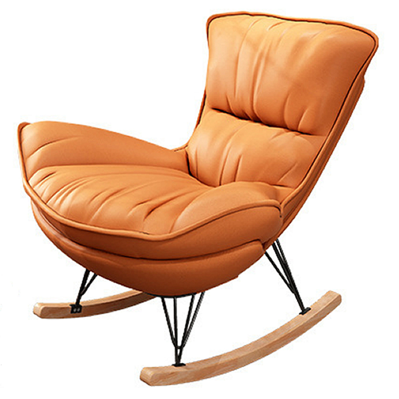 Кресло-качалка для отдыха Rocking Soft Chair Терракотовый Бирюзовый Синий Бежевый Кресло-качалка для отдыха Rocking Soft Chair Терракотовый Бирюзовый Синий Бежевый в Санкт-петербурге | Loft Concept