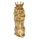 Статуэтка лев с детализированной гривой и изящной короной Lion Crown  варинант исполнения - 3 | Loft Concept в Санкт-петербурге