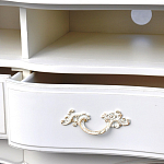 ТВ-тумба из массива дерева в стиле прованс Montmartre Provence TV Stand варинант исполнения - 3 | Loft Concept в Санкт-петербурге