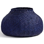 Корзина синяя Elewisa Wicker Basket варинант исполнения - 2 | Loft Concept в Санкт-петербурге