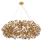 Люстра подвесная круглая с многочисленными металлическими круглыми элементами Terzani Argent варинант исполнения - 5 | Loft Concept в Санкт-петербурге