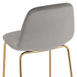 Барный стул на золотистых ножках VENDRAMIN Grey варинант исполнения - 7 | Loft Concept в Санкт-петербурге