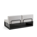 Садовый диван на каркасе из алюминия Petro варинант исполнения - 2 | Loft Concept в Санкт-петербурге