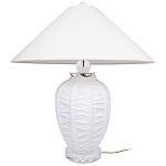 Настольная лампа керамическая с абажуром Valencia варинант исполнения - 2 | Loft Concept в Санкт-петербурге